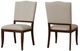 Flexsteel® Bellevue 2-Piece Light Tan/Whiskey Brown Upholstered Dining Side Chair Set-0