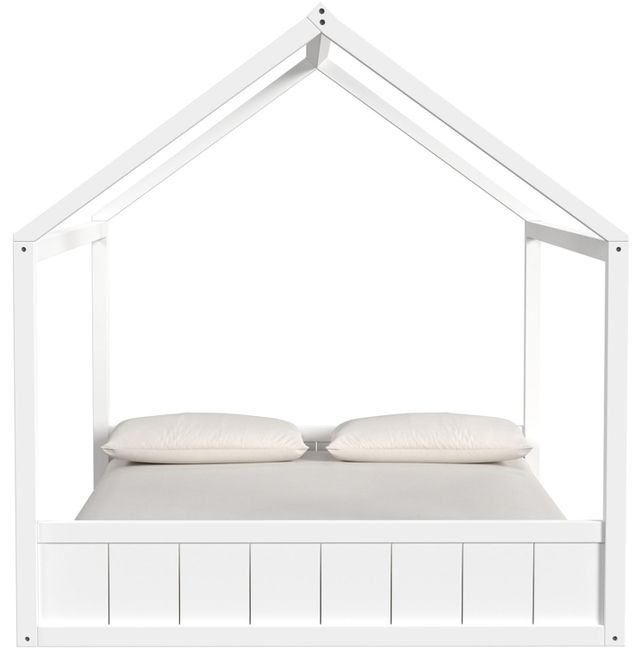 Elements International Sami White Youth Full Bed-3