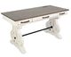 Sunny Designs™ Carriage House Buckskin/Marble White Writing Desk-0