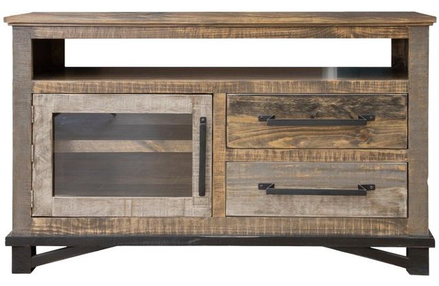 International Furniture Direct Loft Brown/Gray 52" TV Stand-2