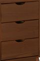 Powell® Portix Walnut 3-Drawer Nightstand-1