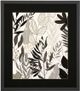 Stylecraft Leaf Collage II Black/Dark Gray/White Wall Art -0