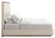 Caracole® Anthology Beige Queen Upholstered Panel Bed-2