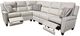 England Furniture Customizable EZ4F00 3-Piece L-Shaped Sectional-1