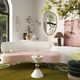 TOV Furniture Tischa Blush/Cream Sofa-1