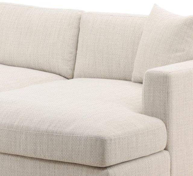 Dovetail Furniture Erica 3-Piece Glendale Taupe Right-Arm Facing Sofa Sectional and Chaise-3
