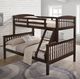 Furniture of America® Brookings Dark Cherry Twin/Full Bunk Bed-1