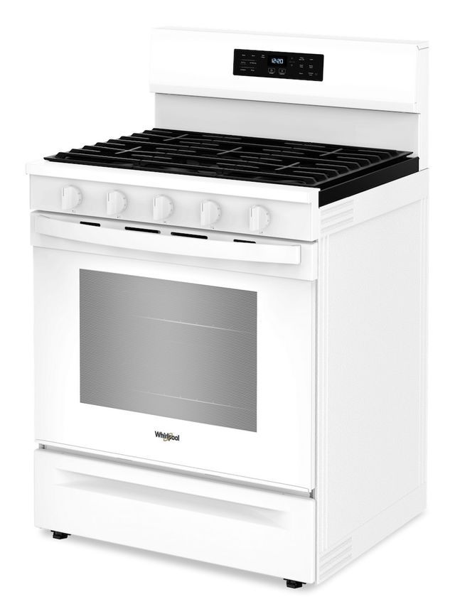 Whirlpool® 30" White Freestanding Gas Range-3