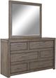 aspenhome® Modern Loft Graystone 6-Drawer Dresser-2