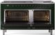 Ilve® Nostalgie II Series 60" Emerald Green Pro Style Dual Fuel Range-1