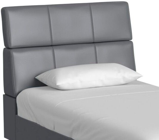 Elements International Valari Gray Youth Twin Panel Bed-1