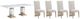 Global Furniture USA D12 5-Piece Beige/Natural Dining Set-0