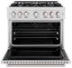 ZLINE Classic Series 36" Satin Stainless Steel Pro Style Gas Range-3
