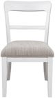 Signature Design by Ashley® Chadworth White Upholstered Dining Side Chair-2