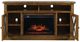Jofran Inc. Telluride Gold Electric Fireplace with Logset-4