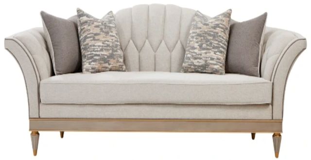 Michael Amini® St. Charles Dove Gray Sofa-2