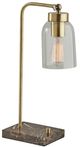 Adesso® Bristol Antique Brass/Brown Desk Lamp-0