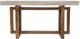 A & B Home Simbu Brown Hand Carved Apron Console Table-2