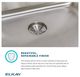 Elkay Lustertone® Classic Lustrous Satin Stainless Steel 1-Hole Single Bowl Drop-In Classroom Sink-3