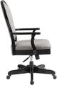 Riverside Furniture Clinton Hill Gray/Kohl Black Round Back Upholstered Desk Chair-1