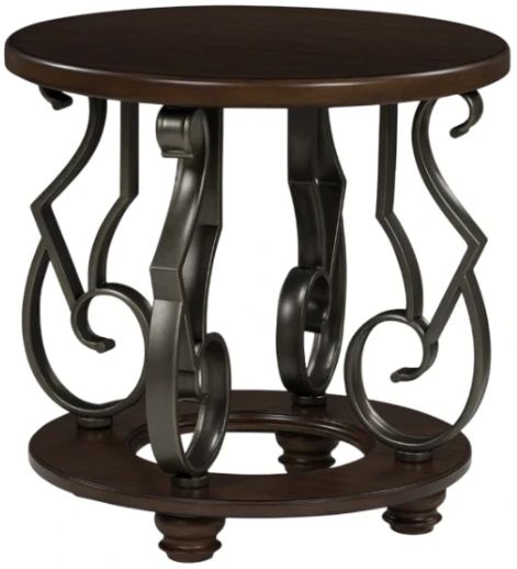 Signature Design by Ashley® Frallyn Dark Brown End Table-0