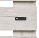 Elements International Fort Worth White Full Panel Bed with Lights-1