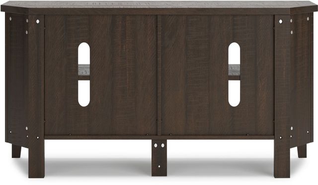 Signature Design by Ashley® Camiburg Warm Brown Corner TV Stand-3