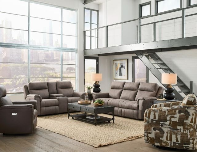 Southern Motion™ Customizable Hamilton SoCozi™ Power Headrest Double Reclining Sofa with Zero Gravity Extra-1