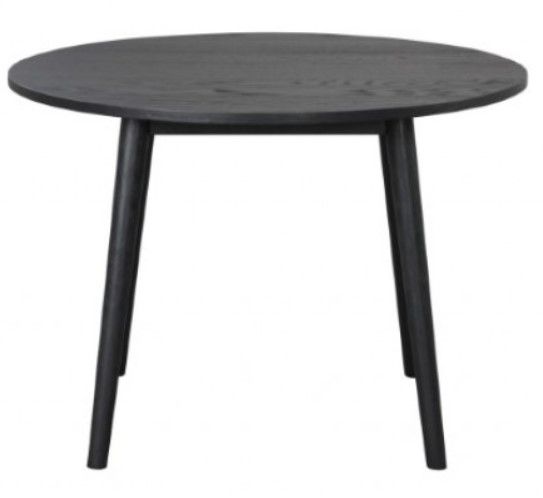 Furniture of America® Yate Black Round Dining Table-2