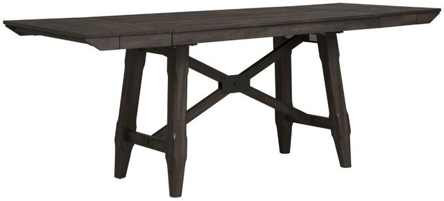 Liberty Furniture Double Bridge 7-Piece Dark Chestnut/Gray Optional Gathering Table Set-2