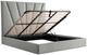 Michael Amini® Rose King Lift Up Storage Bed-3