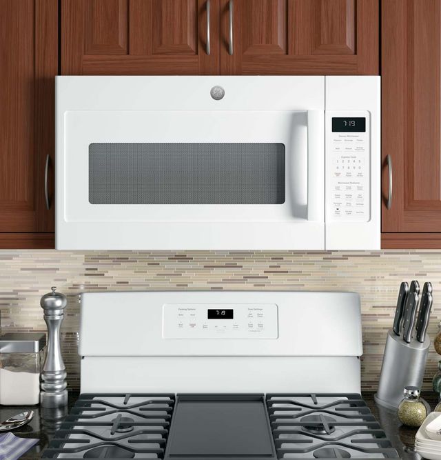 GE® Series 1.9 Cu. Ft. White Over The Range Microwave-7