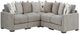 Benchcraft® Aslan Court 5-Piece Pebble Curved Sectional-0