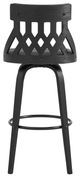 Armen Living Crux Gray 26" Swivel Counter Stool-2