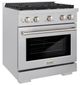 ZLINE 30" Satin Stainless Steel Pro Style Gas Range-3
