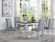 ACME Furniture Lanton Black Dining Table with Antique White Base-3