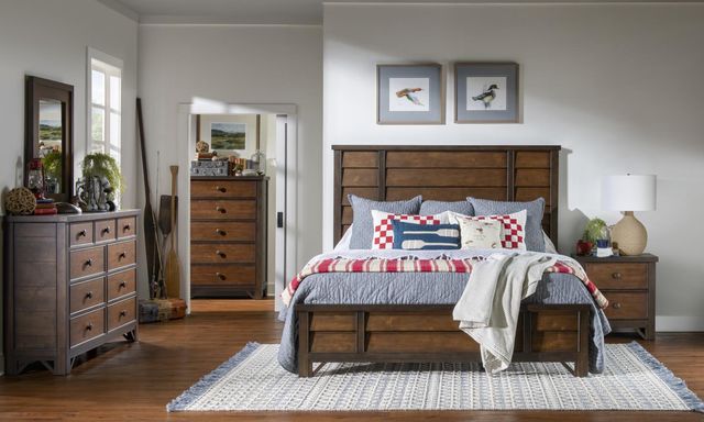 Legacy Classic Lake House Pinecone Drawer Nightstand-1