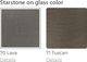 Amisco Customizable Fabiola 60" Rectangular Dining Table with 0.5" Starstone on Glass Top-3