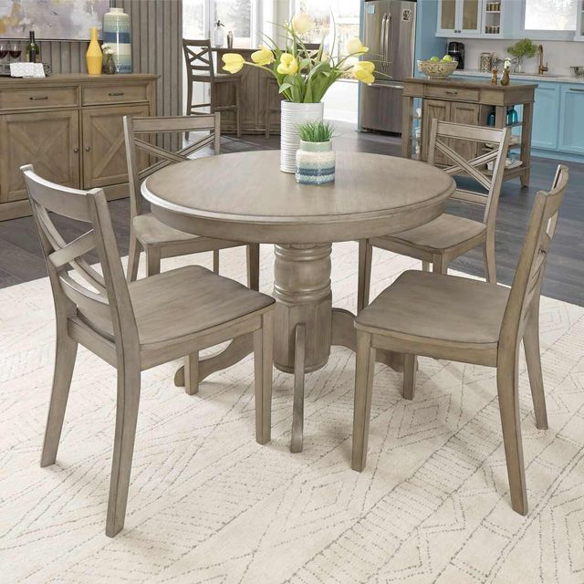 homestyles® Mountain Lodge 5-Piece Gray Dining Set-0