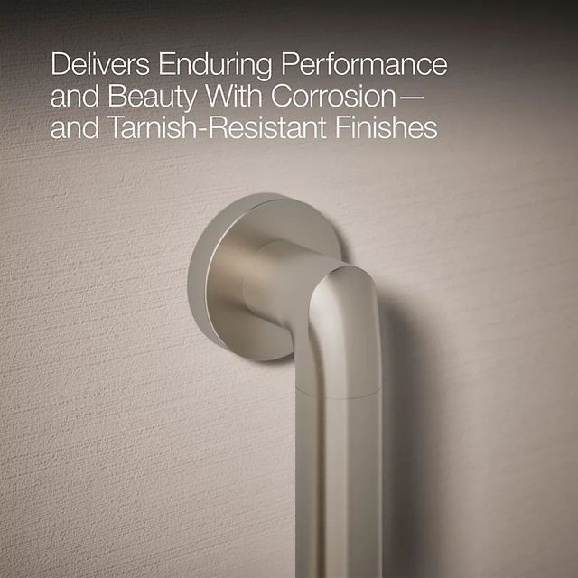 KOHLER® Kumin™ Vibrant Brushed Nickel 18" Grab Bar-4