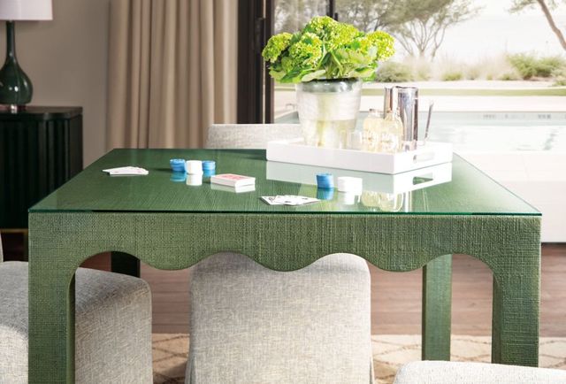 Hooker® Furniture Commerce and Market Ren Moritz Oyster Upholstered Dining Chair-3