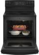 GE® 30" Black Free Standing Electric Range-2