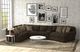 iAmerica Hercules Chocolate 4 Piece Sectional-2
