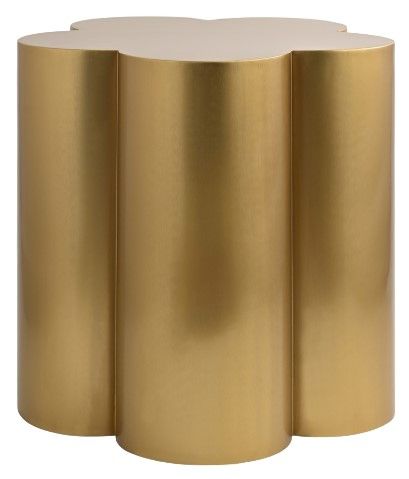 Meridian Furniture Lucky Brushed Gold End Table-1