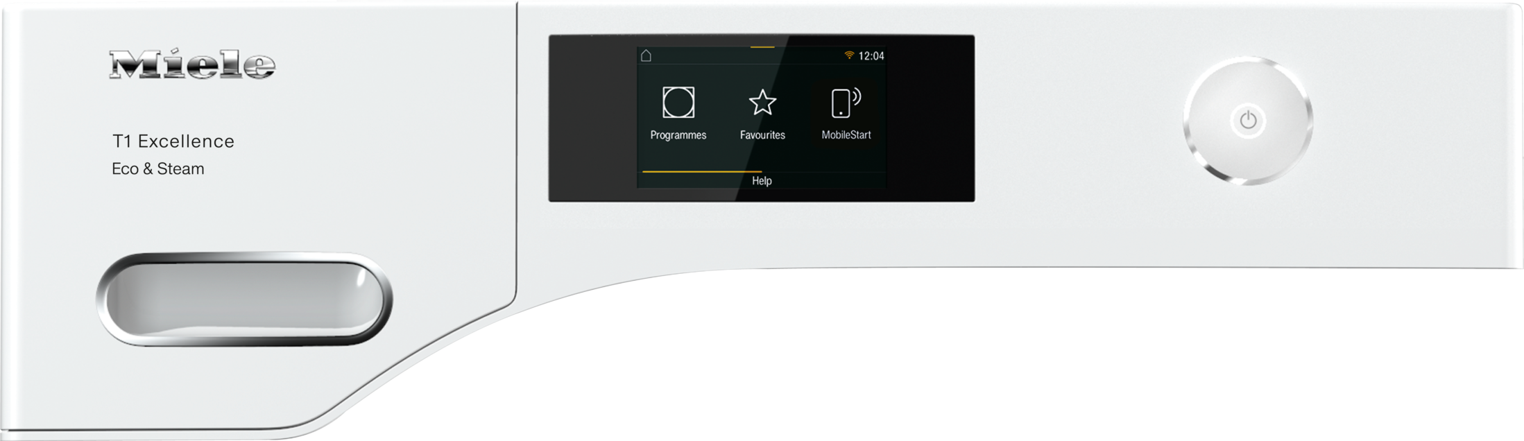 Miele WXR860 Series 24" Compact Front Load Washer + Electric Heat Pump Dryer Pair M Touch premium user interface - Thumbnail 5