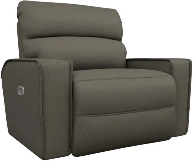 La-Z-Boy® Maddox Smoke Power Reclining Chair and a Half with Headrest-0