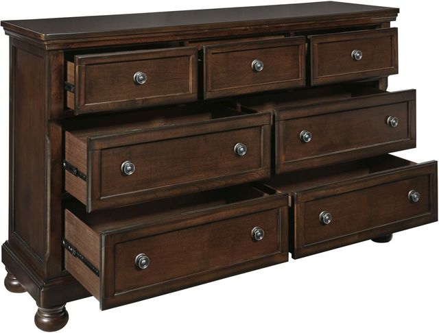 Millennium® by Ashley® Porter Rustic Brown Dresser and Mirror-3