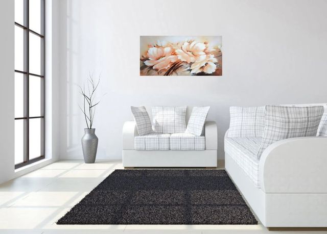 Classy Art 32" Hand Painted Textured Wall Art Set-2