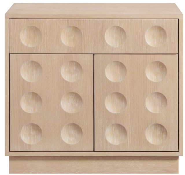 Meridian Furniture Compass Cream Nightstand-1