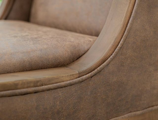 International Furniture Direct Mezquite Natural Brown Upholstered Side Chair-3